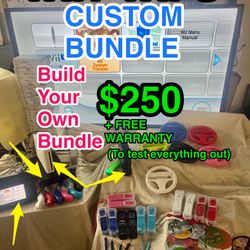 🎮 Nintendo Wii / Wii U – Custom Build-Your-Own Bundle ⭐ ⭐
