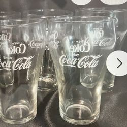 Vintage Coca-Cola Glass Set