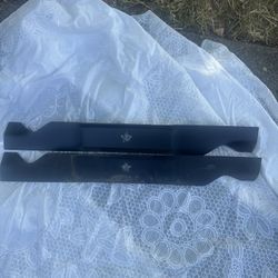 Huskvarna lawnmower blades $40 for the pair