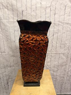 Mosaic  Style Tin Vase