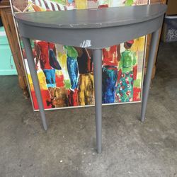 Side Table 3 Legs Flush Against Wall