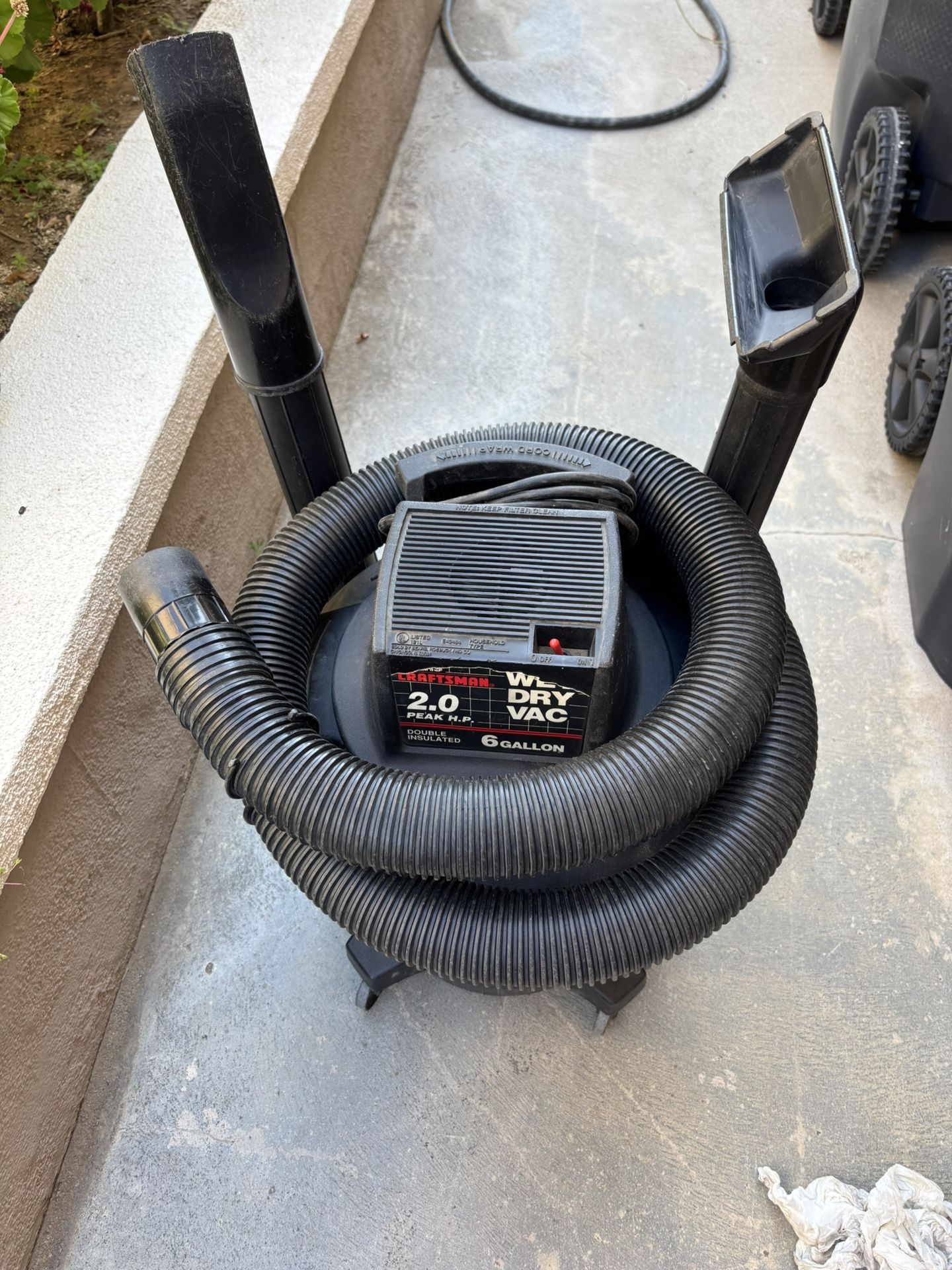 Craftsman’s Wet Dry Vac