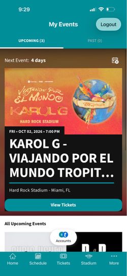 100 LEVEL TICKETS KAROL G TONIGHT