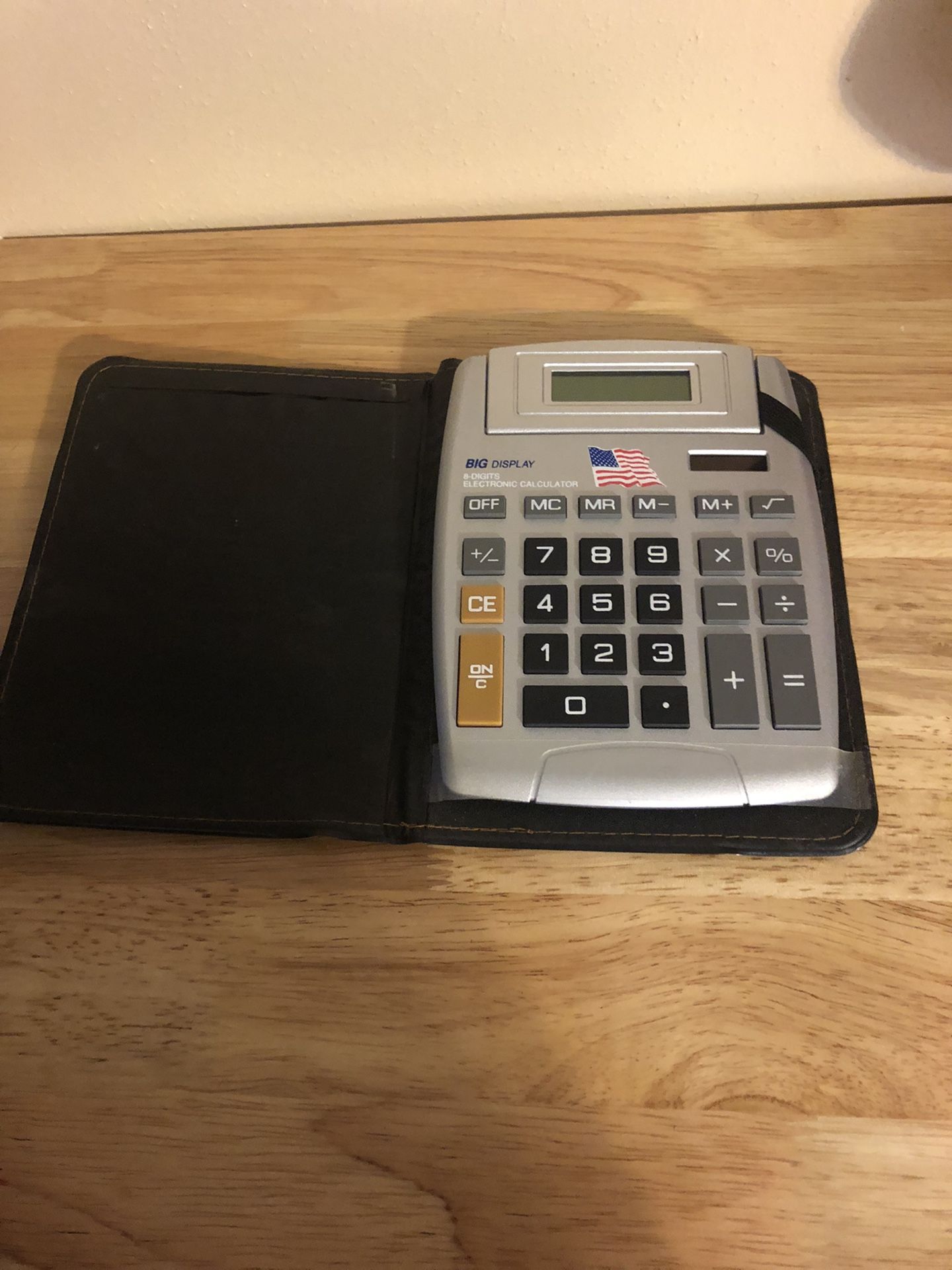 Large Calculator With Case