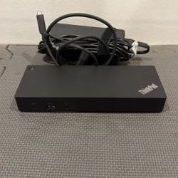 Lenovo Hybrid USB C and USB A Docking Station Hub