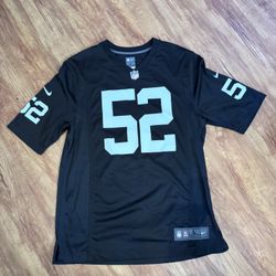 NFL Oakland Raiders Khalil Mack #52 Nike On Field Football Jersey Large NFL Play