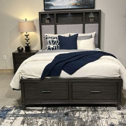 👉Wittenberry Gray California King Platform Bed
Homelegance