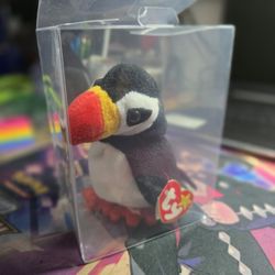 Rare Vitage Tag Error  No U.k. Puffer Ty The Beanie Baby Collection 1997