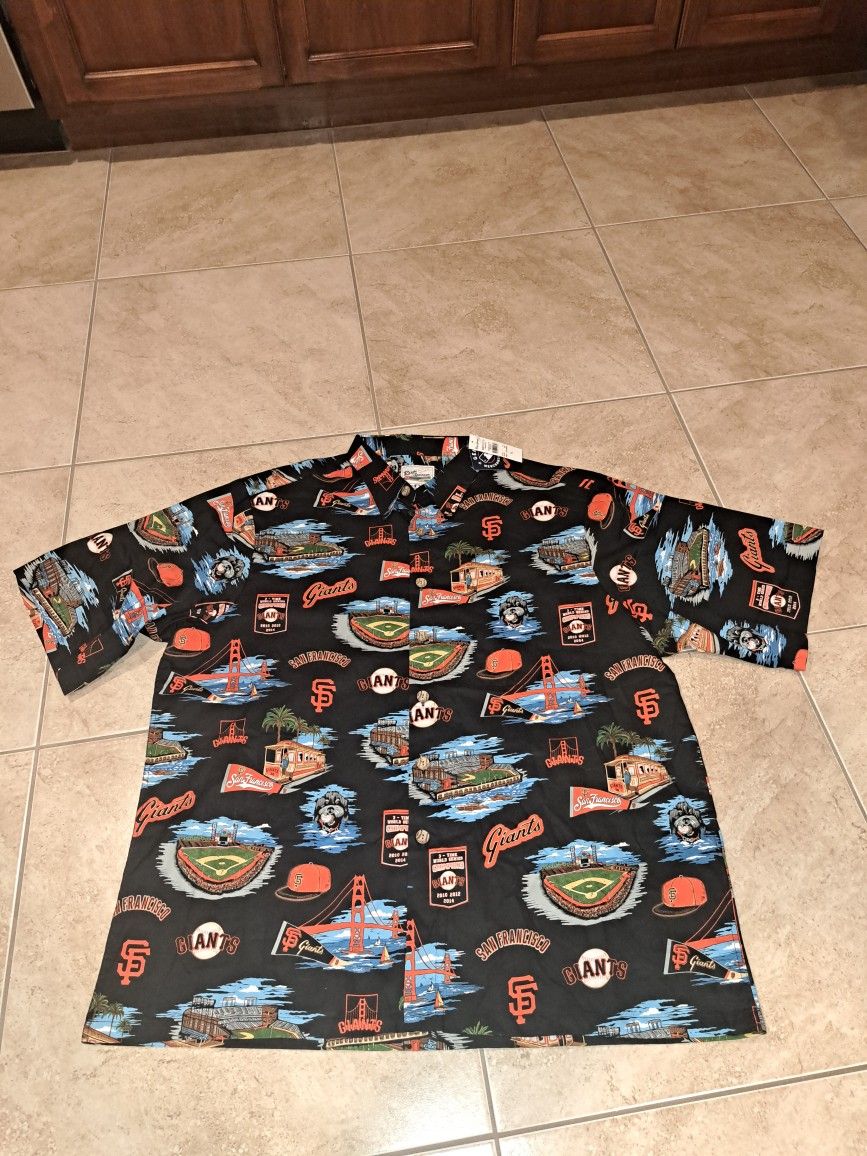 San Francisco Giants Reyn Spooner Scenic Button Up Shirt Print All over San Francisco Giants