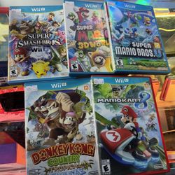 Nintendo Wii U Games *PRICES IN THE PHOTOS*