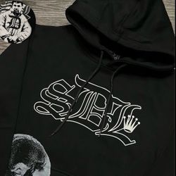 Black Sdl Hoodie , Size Small