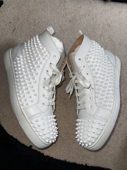 Louboutin High Top Spike Sneakers 