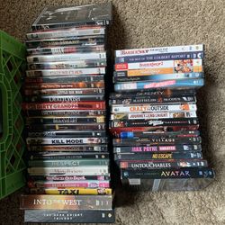 Lot of 43 dvd discs