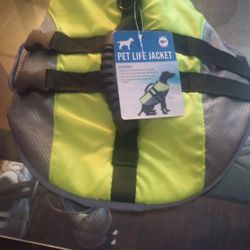 Petco Dog Life Vest Size Medium Reflective Flotation , New