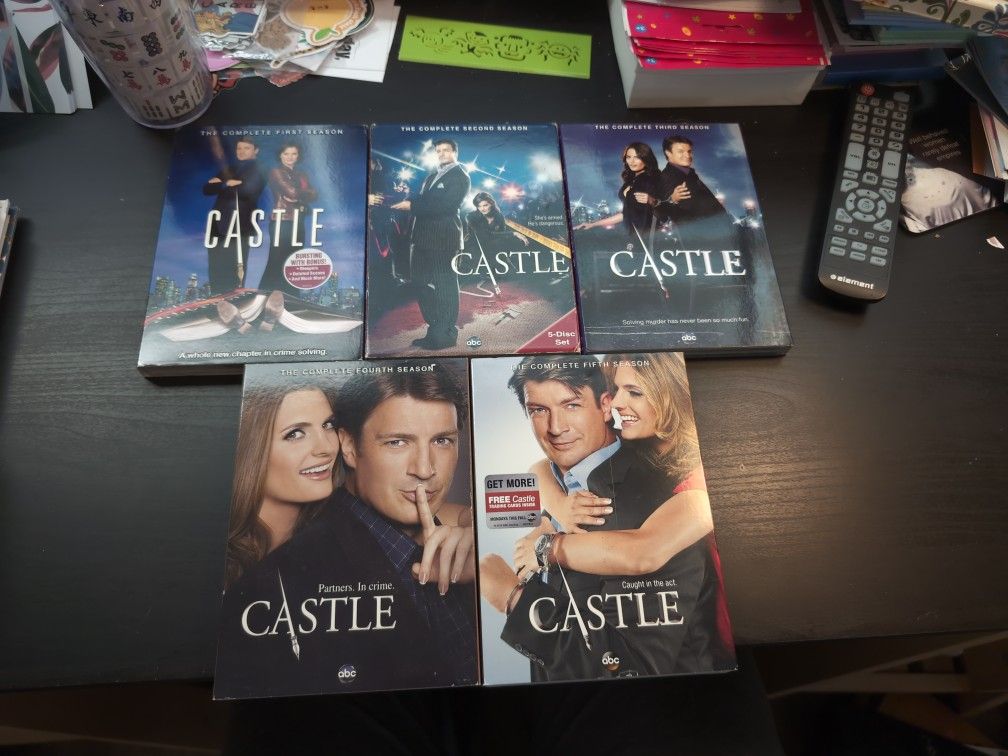 DVDs: Castle Seasons 1-5