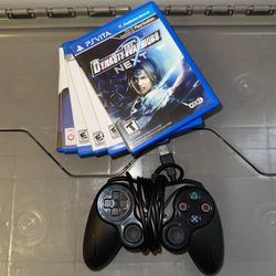 🎮 BUNDLE - 6 Games PS Vita & Wired PC/PS3 Controller! (Jak & Daxter, NFS, Sonic) 🎮