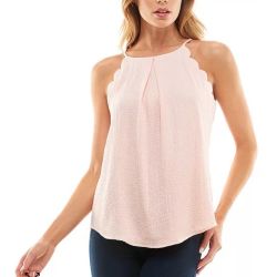 Pink Halter Tank Top