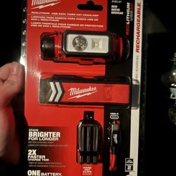 - Milwaukee RedLithium USB 3.0 600L Hard Hat HeadLamp 