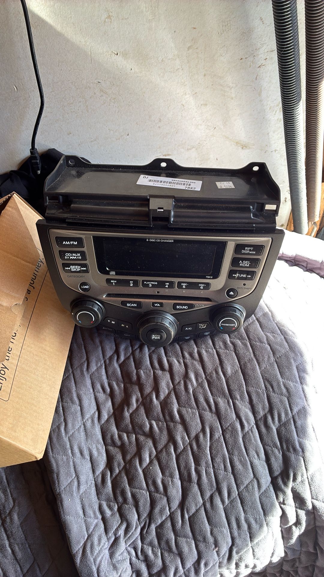 2006 Honda Accord Stock Radio