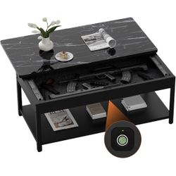 Gun Table Safe with Biometric Lock