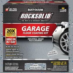 90 oz. Gray Polycuramine 1 Car Garage Floor Kit