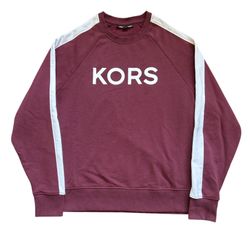 Michael Kors Men’s Kors Stretch Viscose Cordovan Sweater Size: L