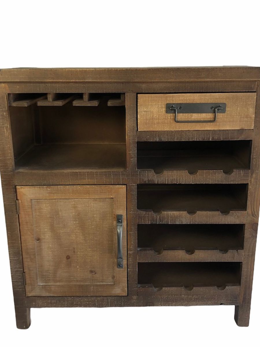 Wine cabinet console