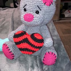 Hand Made Crochet Teddy Bear