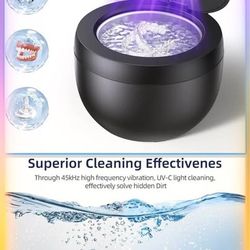 New Dental Ultrasonic Retainer Cleaner Machine, 45kHz, 200ML Capacity