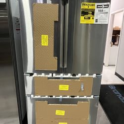 Bosch - 800 Series 20.5 Cu. Ft. 4-Door French Door Counter-Depth Smart Refrigerator  - Stainless Steel Fridge - Model : B36CL80ENS - MSRP 3799