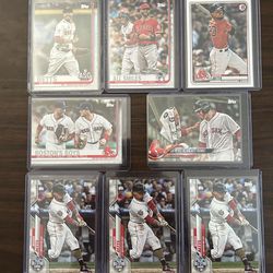 Boston Red Sox Mookie Betts (8) Card Lot