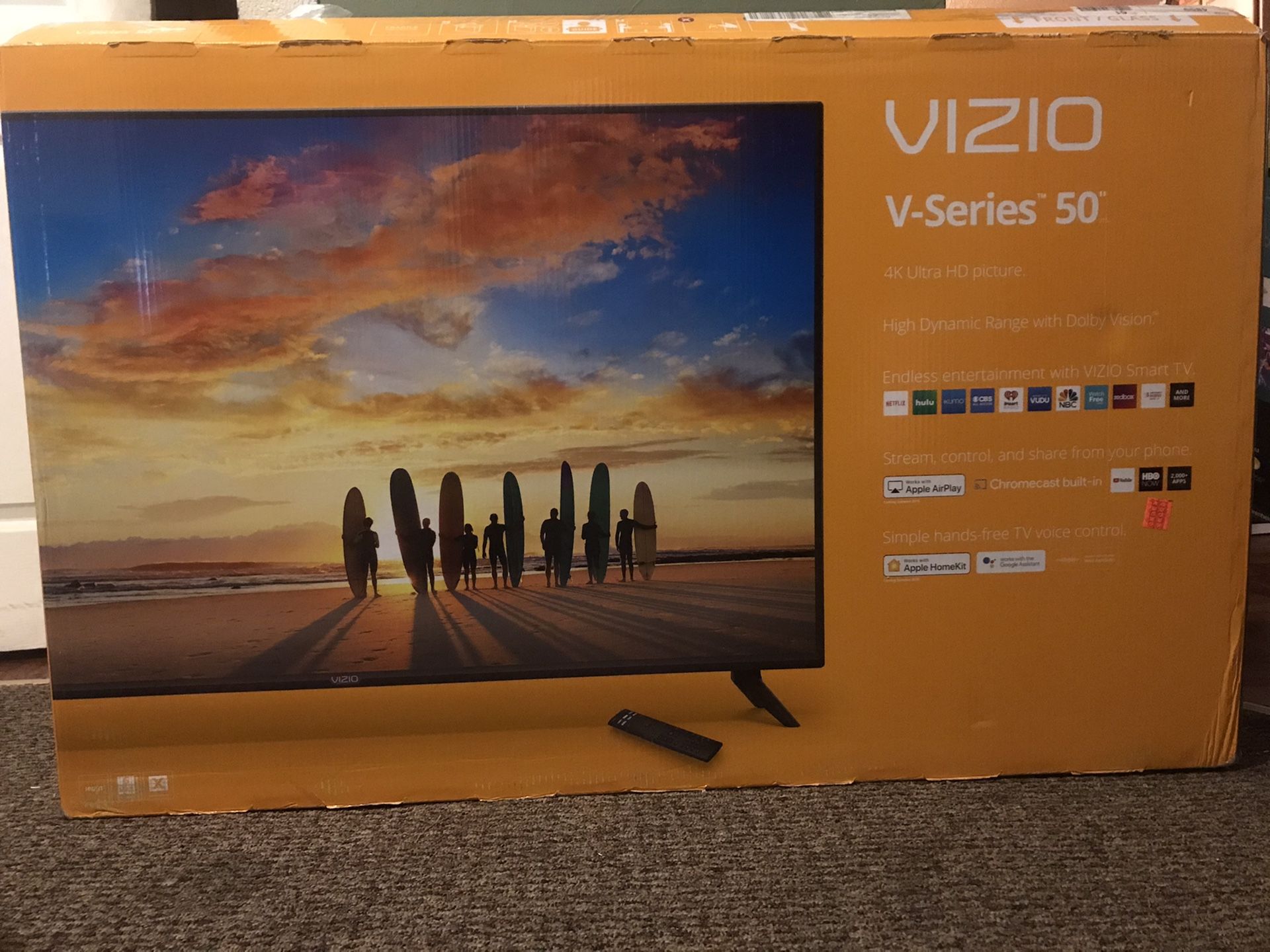 VIZIO 50" Class V-Series 4K Ultra HD Smart LED TV (V505-G9) (2019 Model) NEW