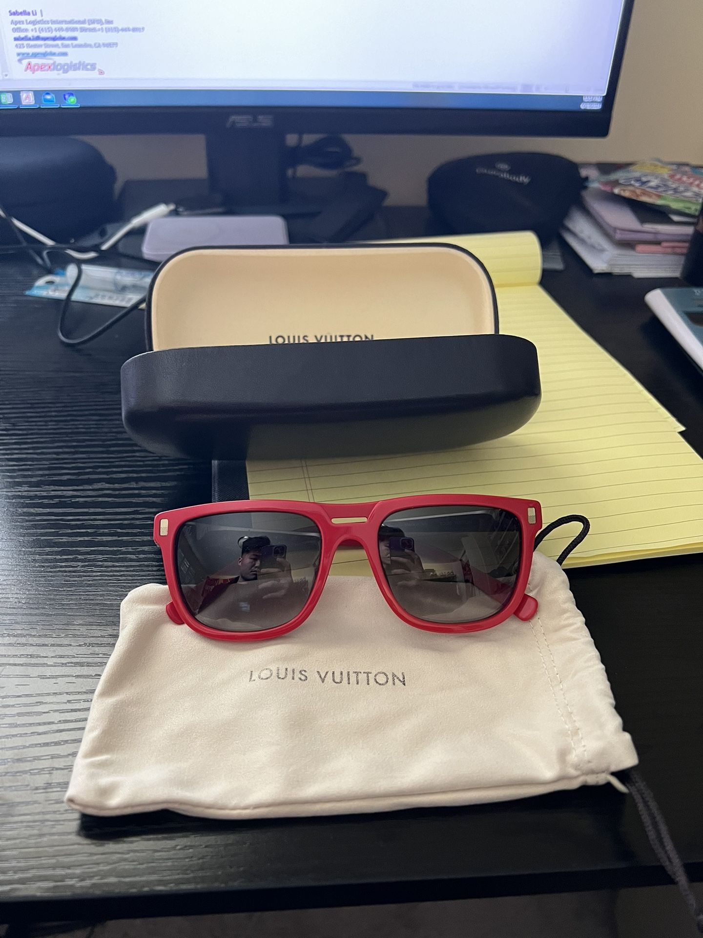 Louis Vuitton Red Sunglasses 