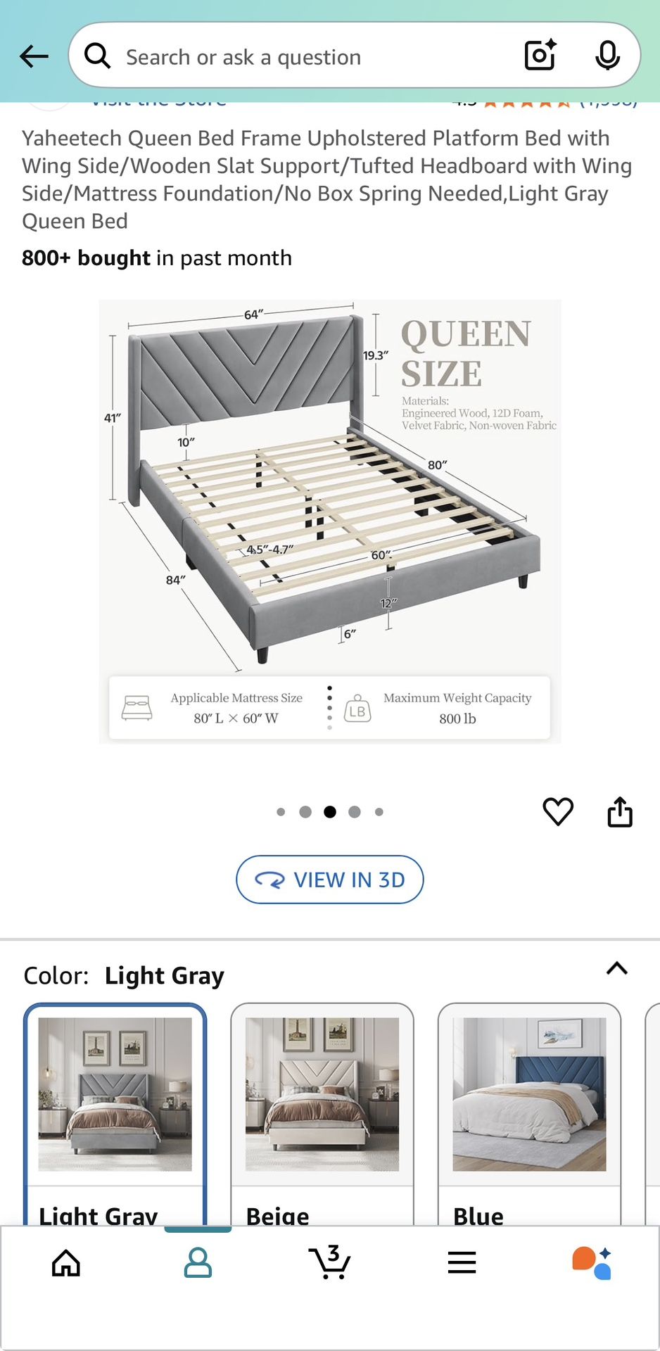 Queen Bed Frame