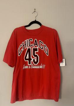 He Back Vintage Chiago Bulls Vintage T-shirt 
