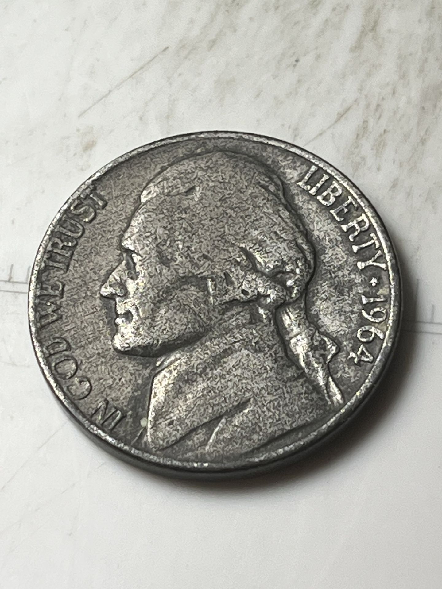 1964 D 5 Cents