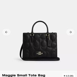 NWT Coach Maggie Tote Signature Leather 