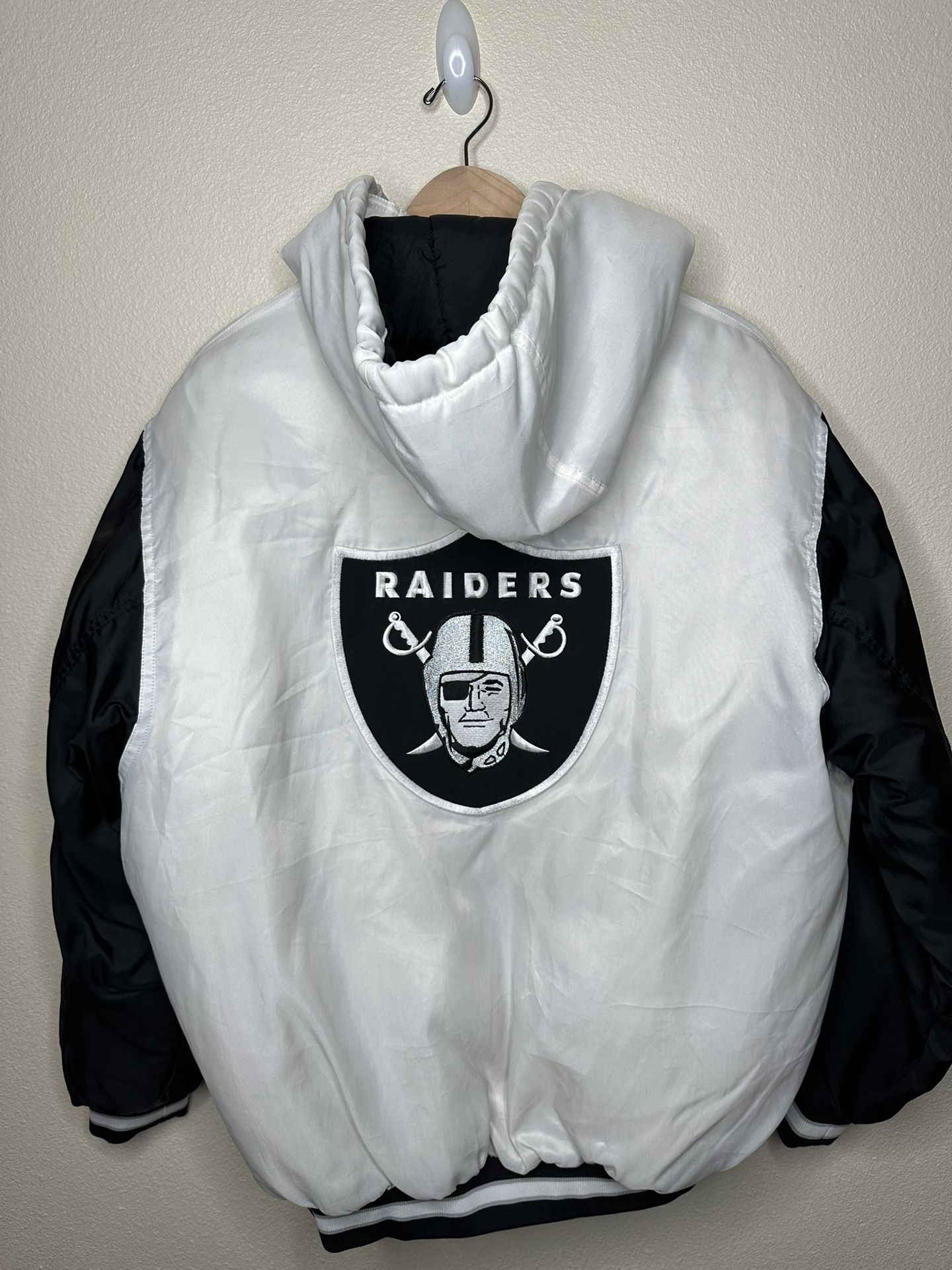 Vintage NFL Raiders Reebok Sports Jacket