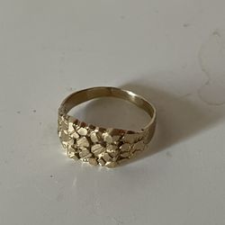 10k Nugget Ring 