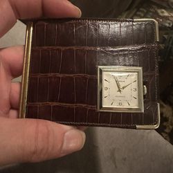 Swiss made Alligator Wallet In New Like Working Condition 