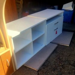 File Cabinet And Open Shelf