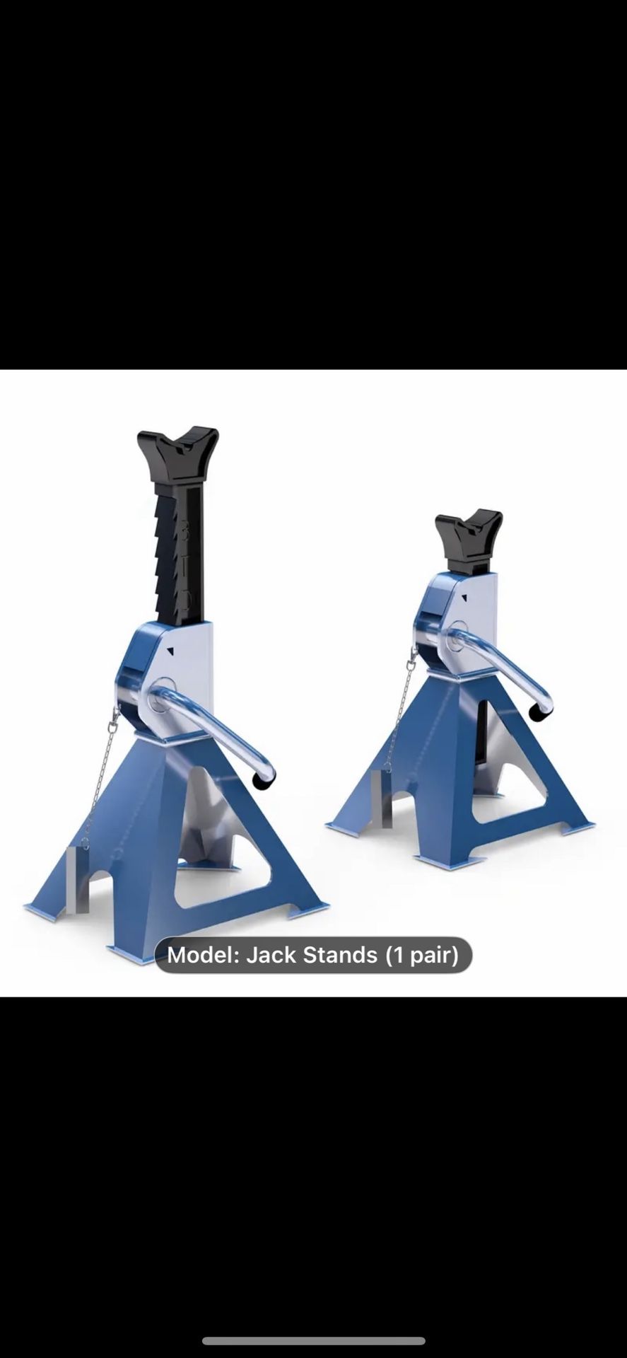 Low-Profile Hydraulic Floor Jack/Car Jack Stands(1 Pair), Floor Jack With Dual Pump System For Fast Lifting, Small Jack, 6600Lbs For Carshops