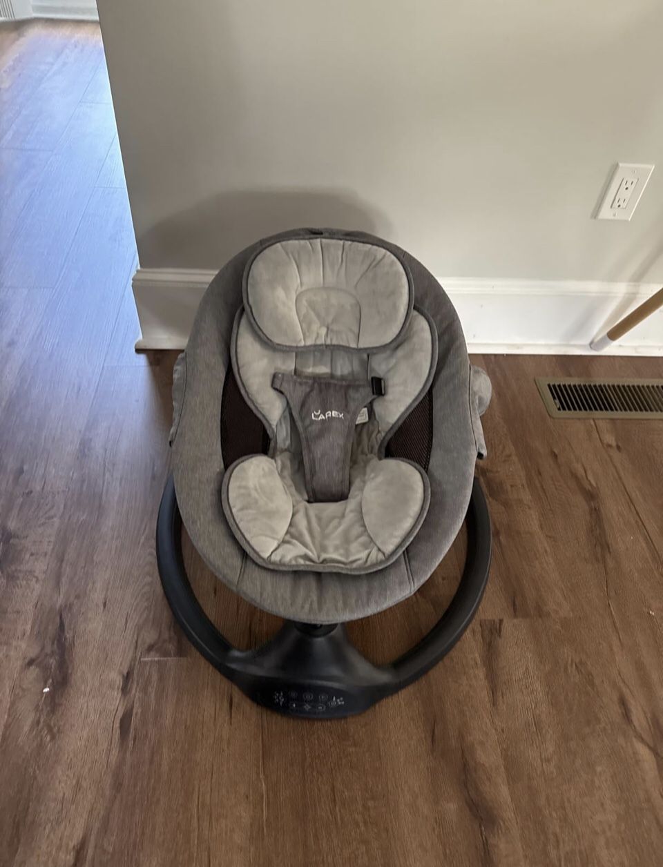 LAREX Baby Swing Infant Swing Electric Toddler Baby Rocker Portable for Newborn