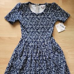 LuLaRoe Amelia Dress With Pockets, XXS