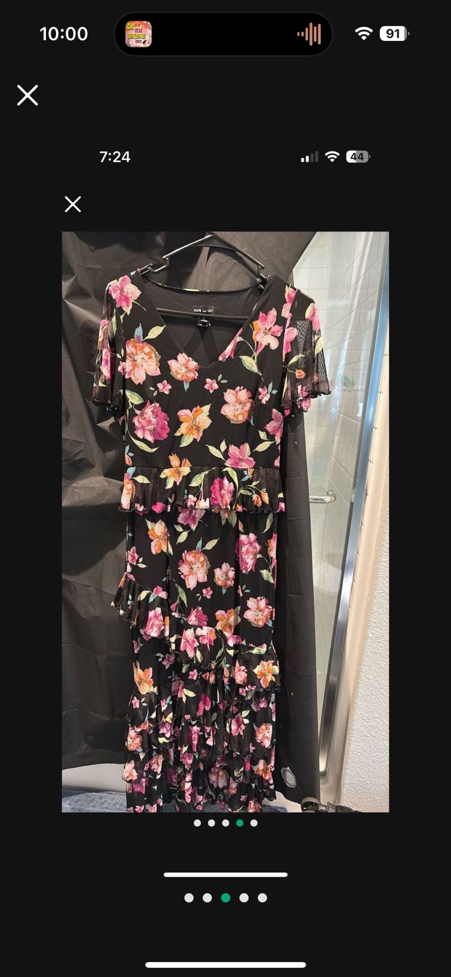 Wednesday Girl Dress Size 140 Brand New Midum Size Medium 