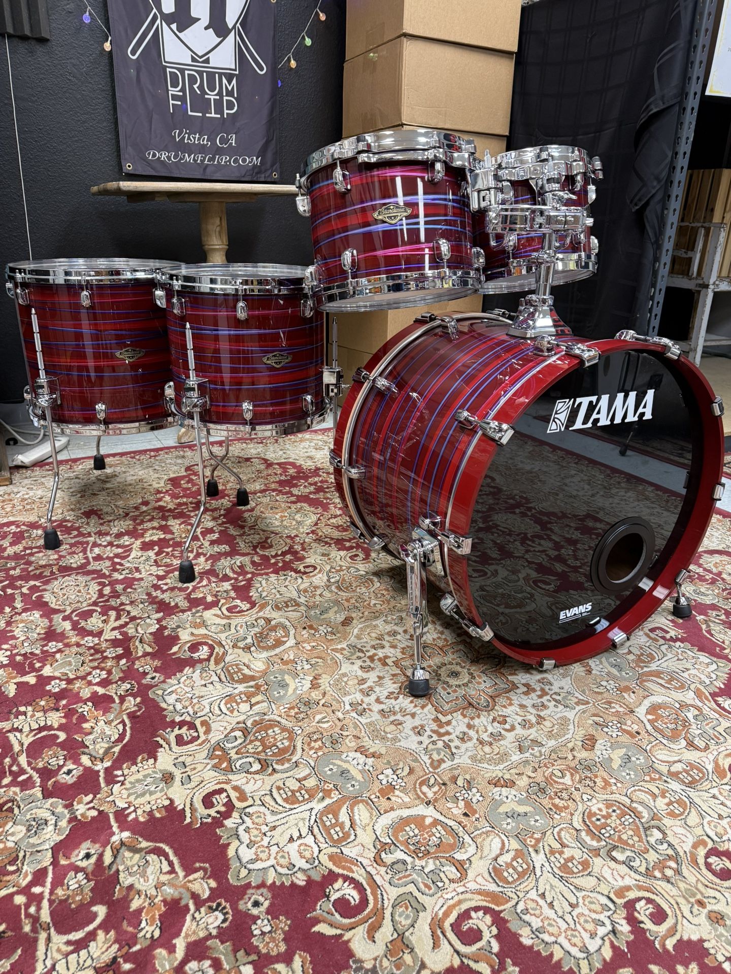 Tama Starclassic Phantasm Oyster 5pc Drum Set
