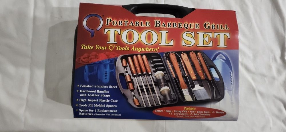 Portable BBQ Grill Set