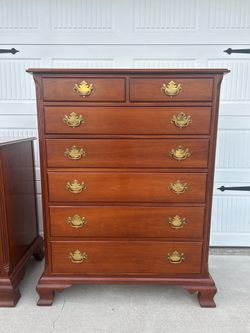 Vintage Kindel Tall Chest Dresser