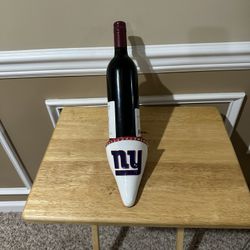 NY Giants Decorative Wine Bottle Holder Shoe