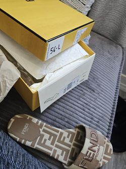 Fendi sunshine jacquard slide 38.5 (8)